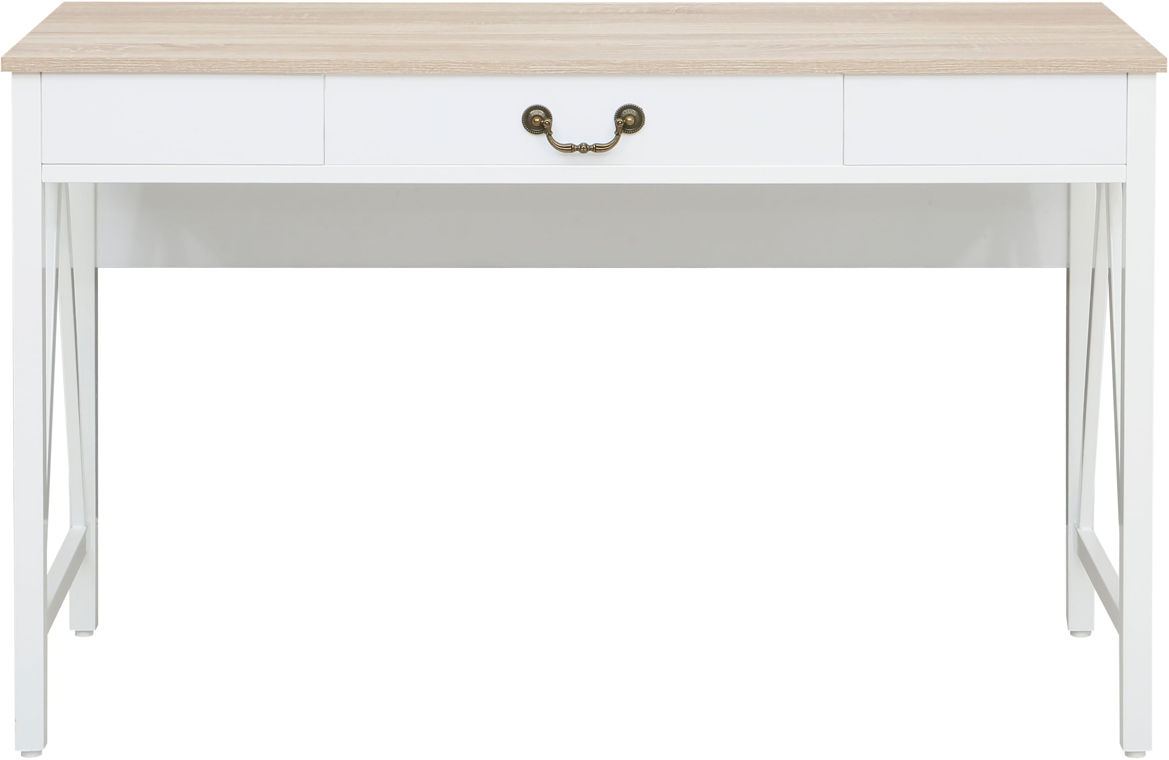 Home affaire Schreibtisch »Bellerie« Landhausoptik, Soft-Close, kratzfeste Oberfläche, Breite 120 cm