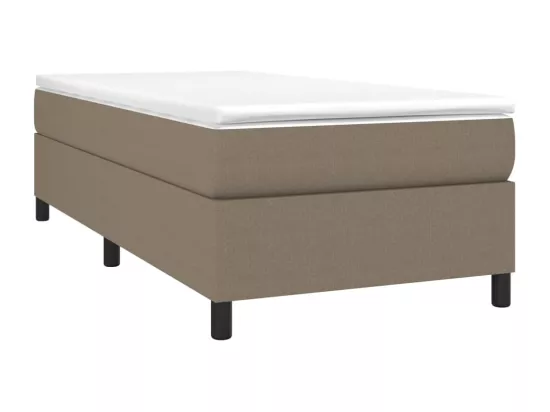 Sommier à lattes de lit Taupe 90x190 cm Tissu