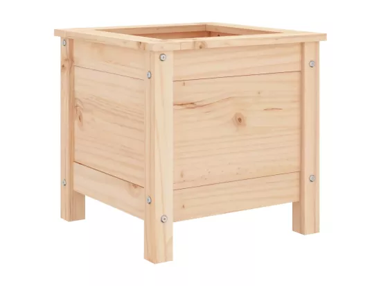 Jardinière 40x40x39 cm bois de pin massif