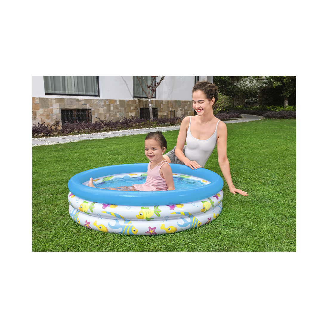 Bestway Planschbecken Coral Reef Crew Ø 102 x 25 cm