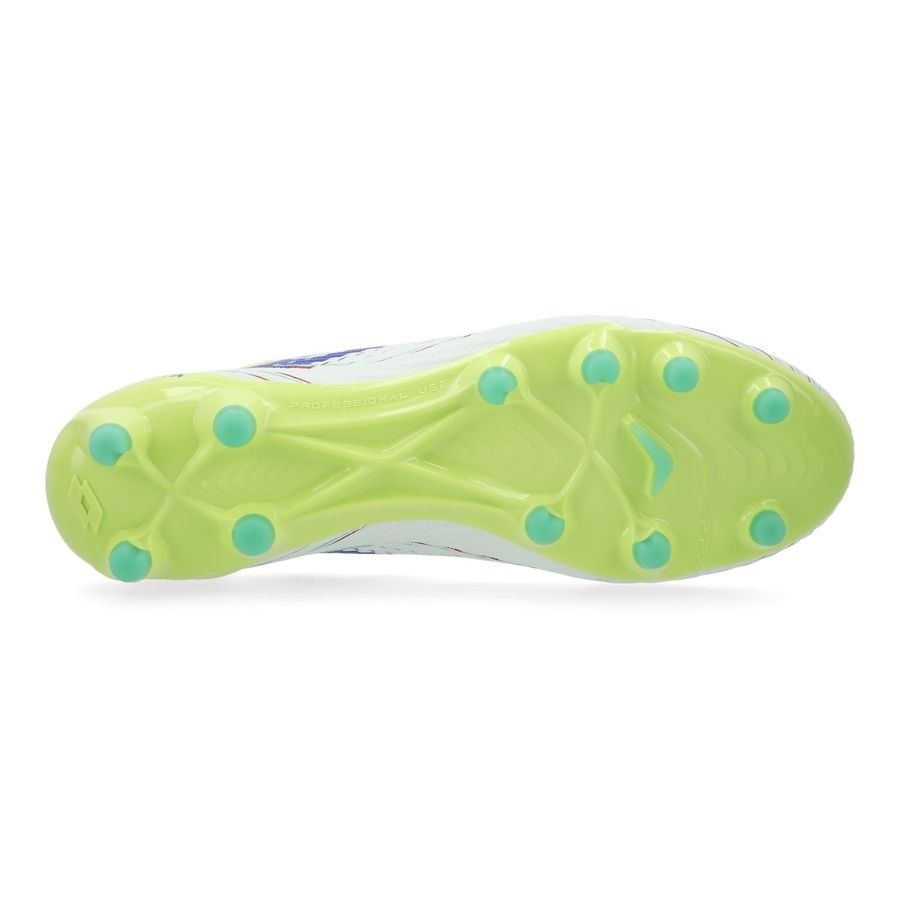 Lotto Solista 200 VIII FG Light Pack - Sunny Lime/Bleu/Blanc