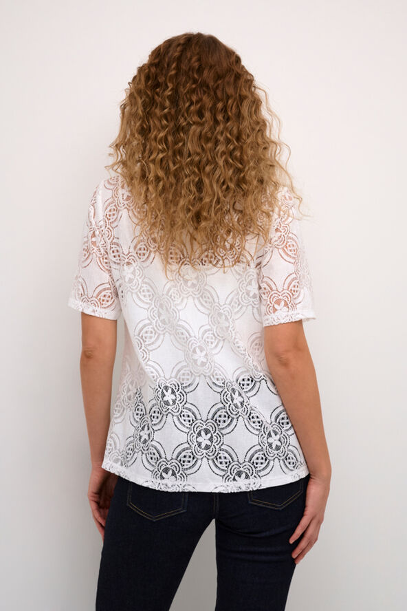 Culture CUhenriette Olu SS Blouse Spring gardenia
