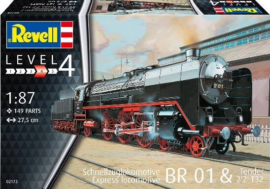 Revell - Br 02 & Tender 2'2't30 Tog Byggesæt - 1:87 - Level 4 - 02172