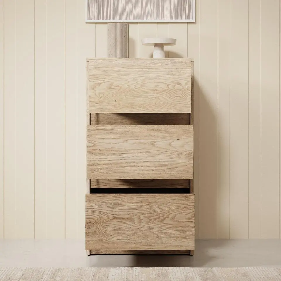 Meubella - Ladekast Cuarto - Eiken - 47 cm
