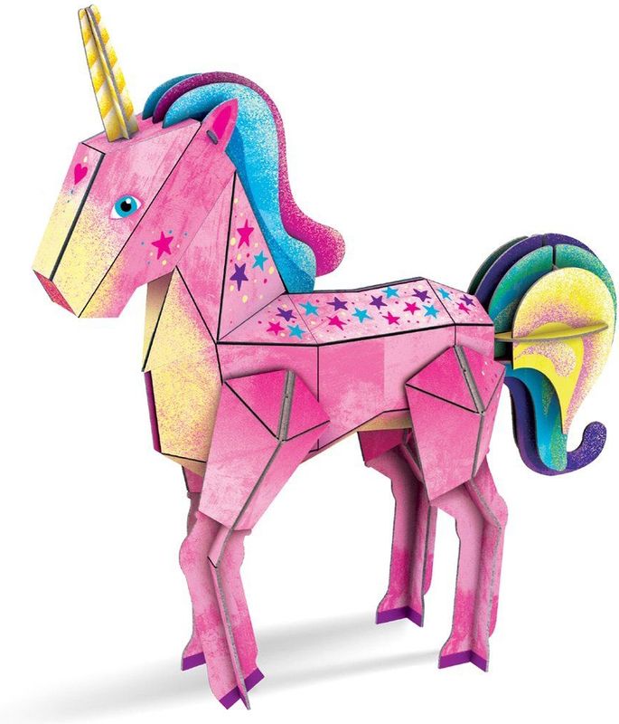 Rebo - Zoë de Unicorn - Boek + 3D-model - Karton - Voor kinderen vanaf 4 jaar