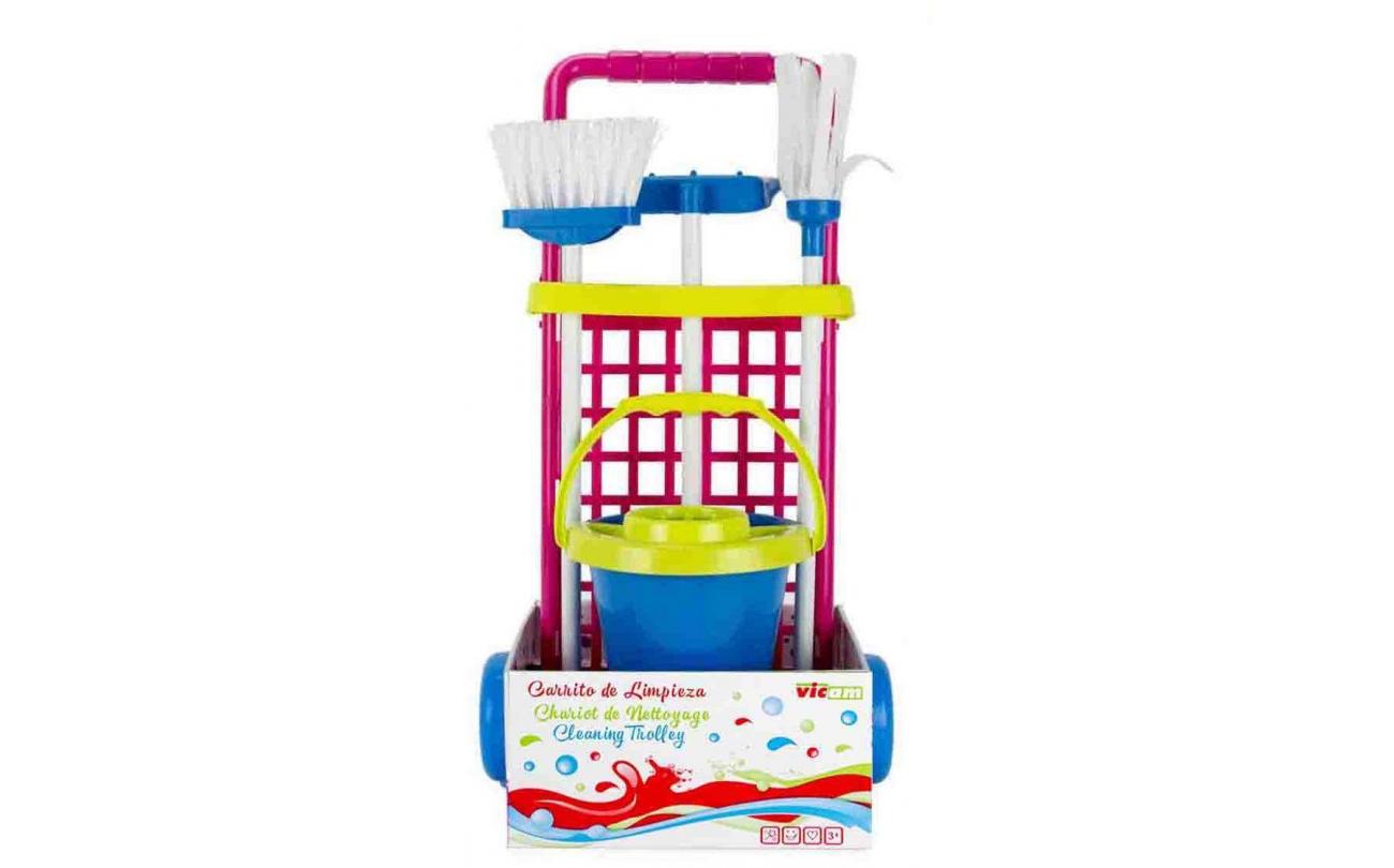 Schoonmaaktrolley 4-delig