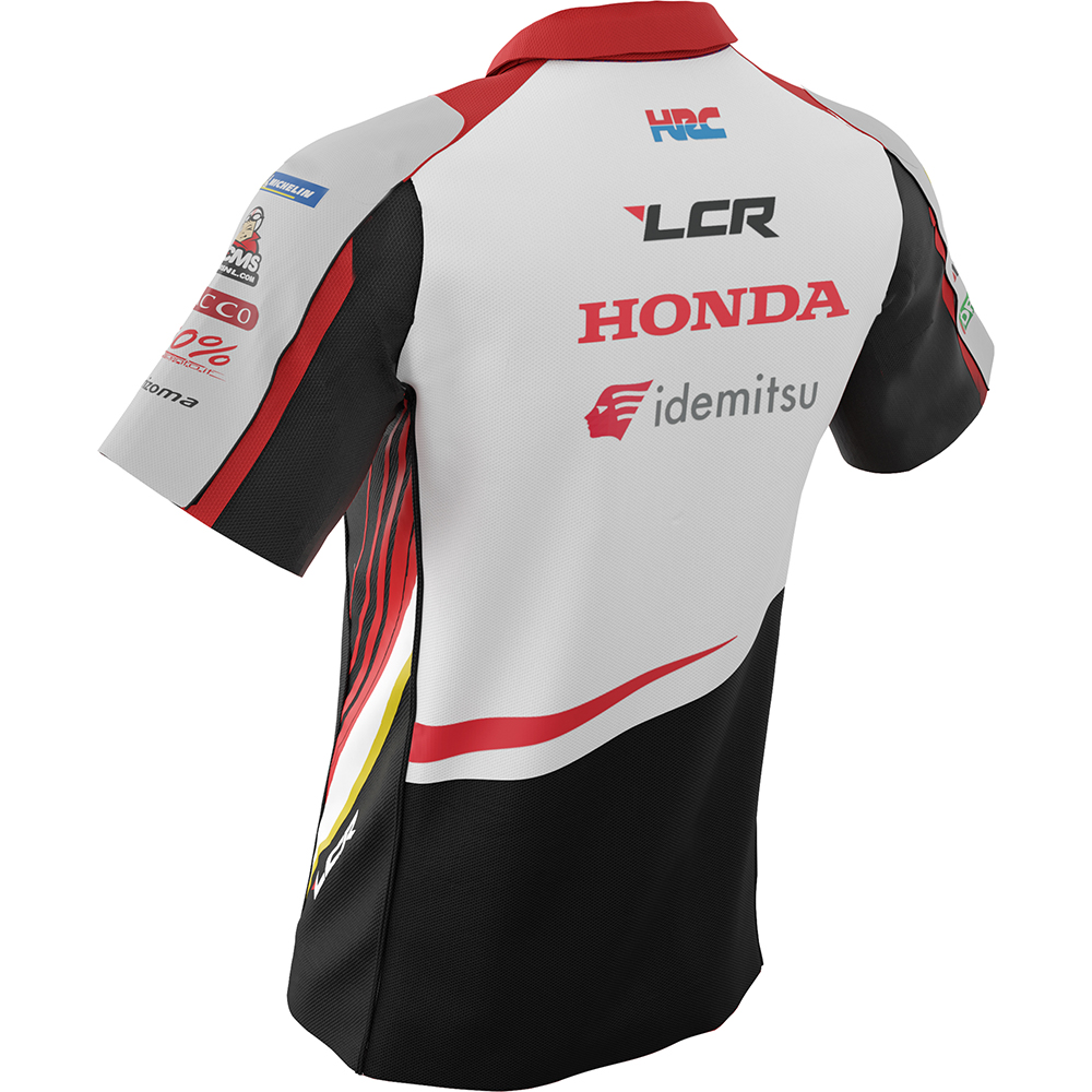 Ixon - Polo LCR 22 Noir / Blanc / Rouge