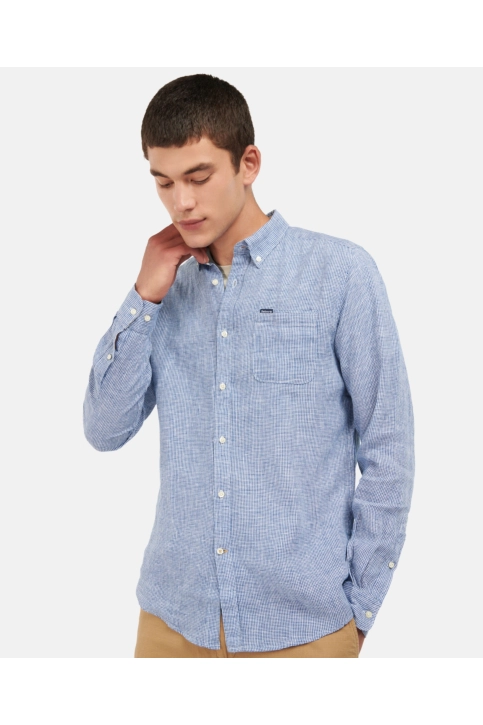 Chemise barbour linton tailored ny91 navy