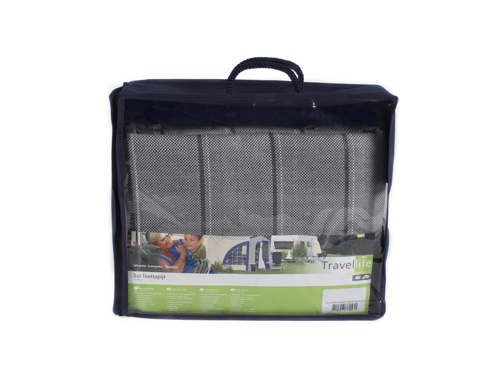 Travellife Aerotex 250 x 600 donkergrijs tenttapijt