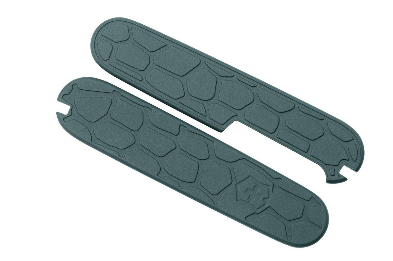 Lex Custom Victorinox 91 mm Scales V91LH315 Lizard Northern Light Titanium, handgreepschalen