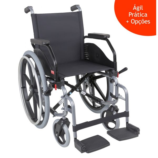 Orthos XXI Cadeira de Rodas Celta Modelo Largura Assento Cadeiras 40 cm Rodas: Maciça (Anti-furo)