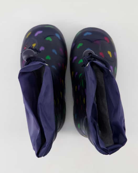 Beck Blinking Hearts Gummistiefel in Blau