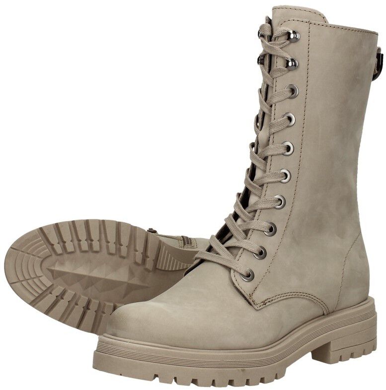 Sub55 Veterschoenen Hoog taupe