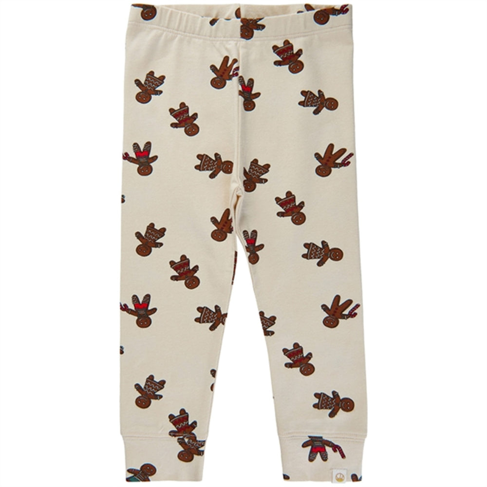White Swan Ginger Aop Holiday Leggings