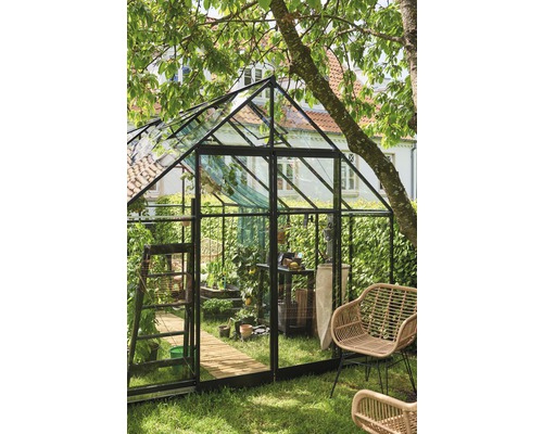 Kas Halls Qube 812 3 mm veiligheidsglas 261 x 385 cm zwart