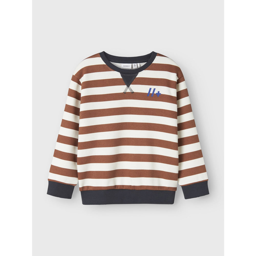 Køb Name It Carob Brown Nmmovillo Ls Nreg Swe Bru Bf
