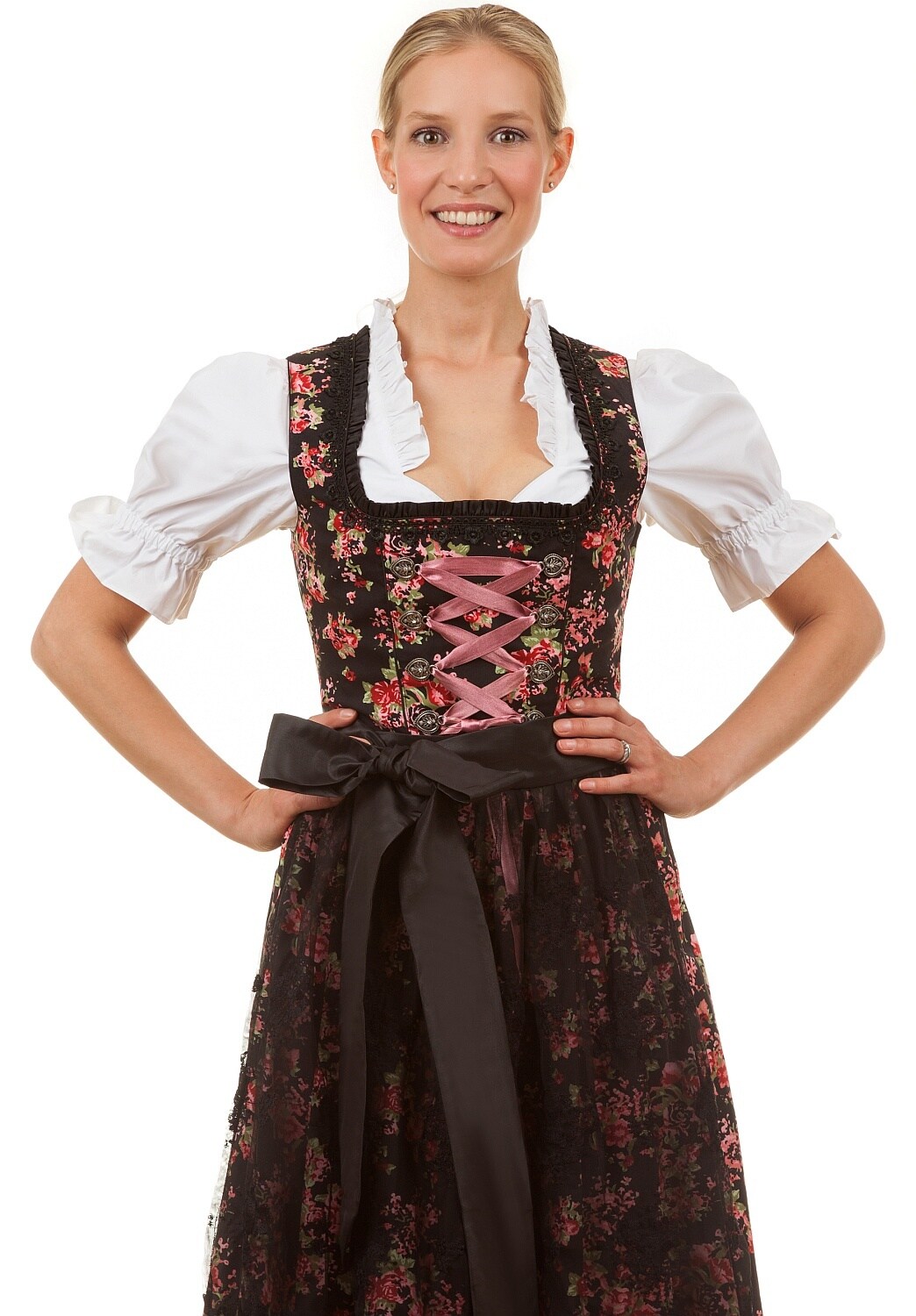 Midi Dirndl 2-teilig Estefania Blumen