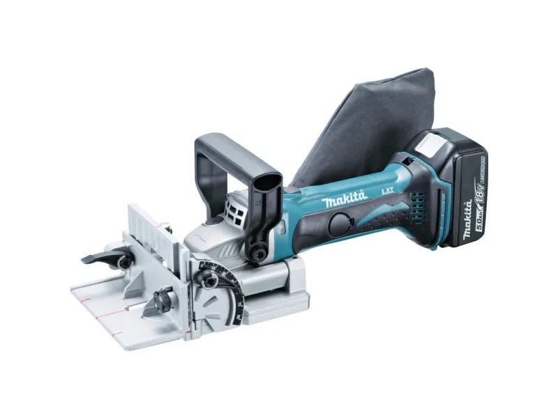 Makita DPJ180 - Småkage-joiner - ledningfri - 100 mm - 2 batterier - 18 V