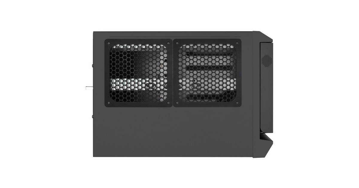SilverStoneCS381B v1.1 rack behuizing  (Zwart | 2x USB-A 3.2 (5 Gbit/s) | 2x Audio)