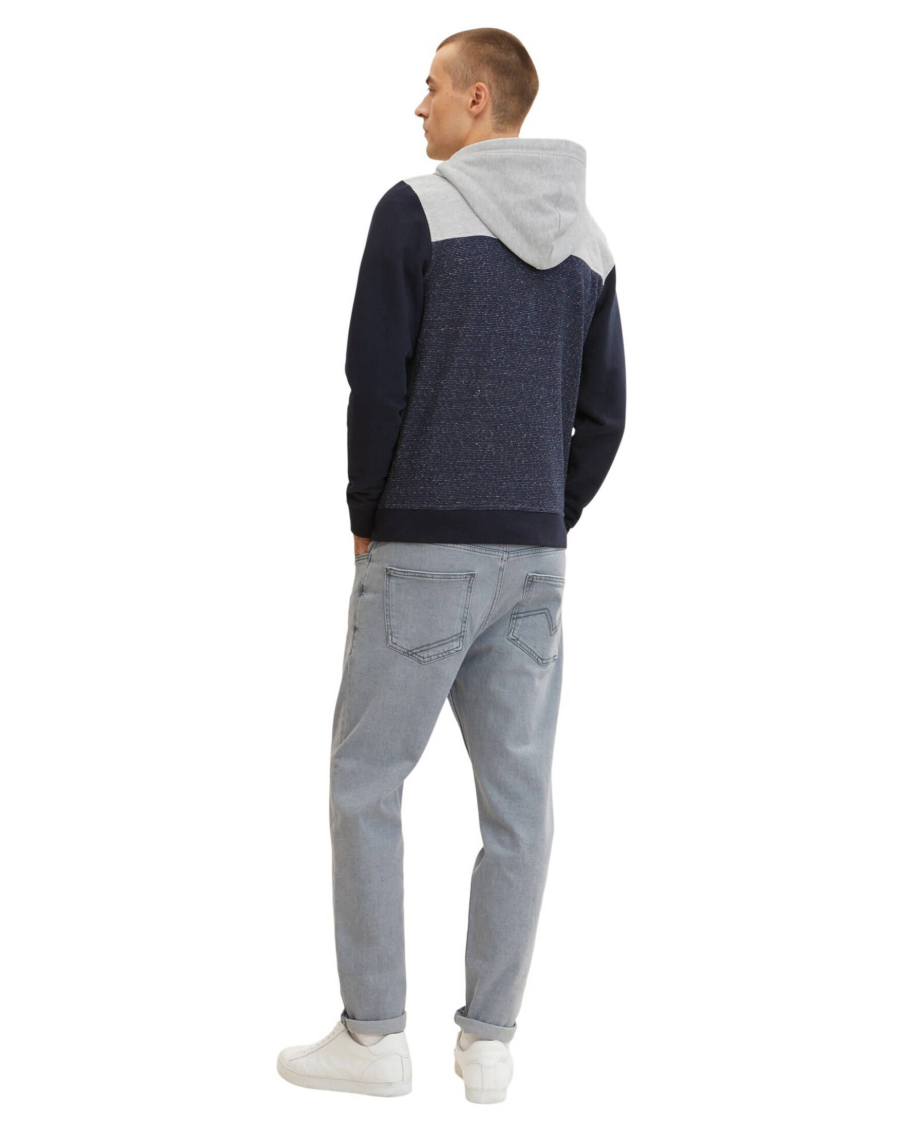 Tom Tailor| Herren Sweatjacke COLORBLOCK ZIPPER JACKET