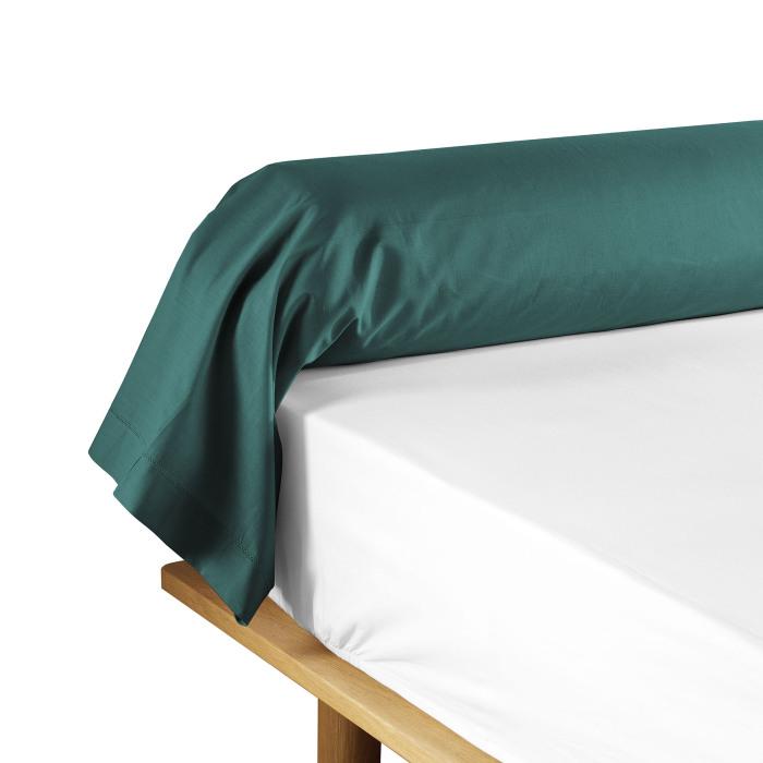 TAIE TRAVERSIN 85X185CM UNI 57 FILS LINA EMERAUDE