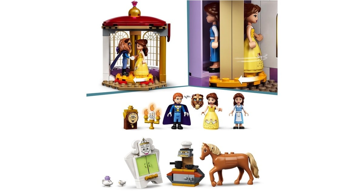 LEGODisney Princess - Belle en het Beest kasteel Constructiespeelgoed  (43196)