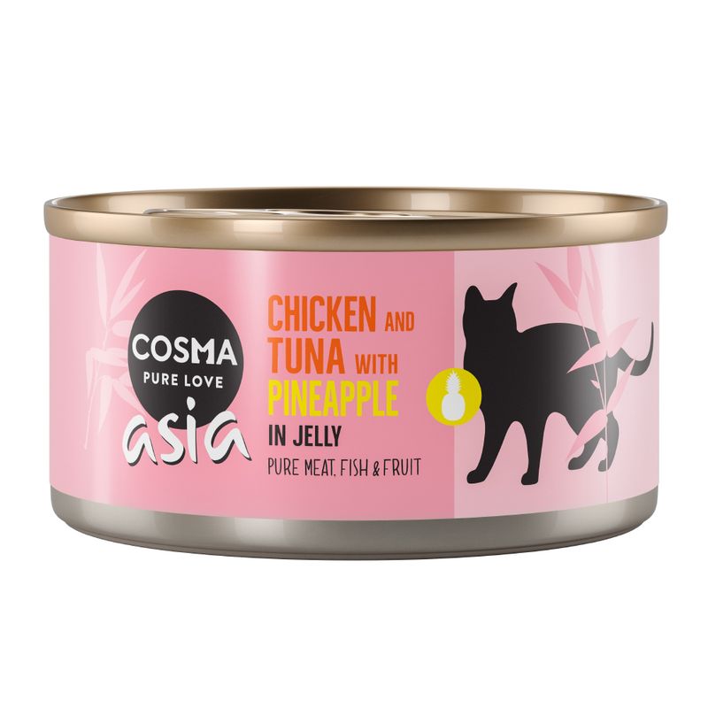 Lot Cosma Thai/Asia en gelée 24 x 170 g