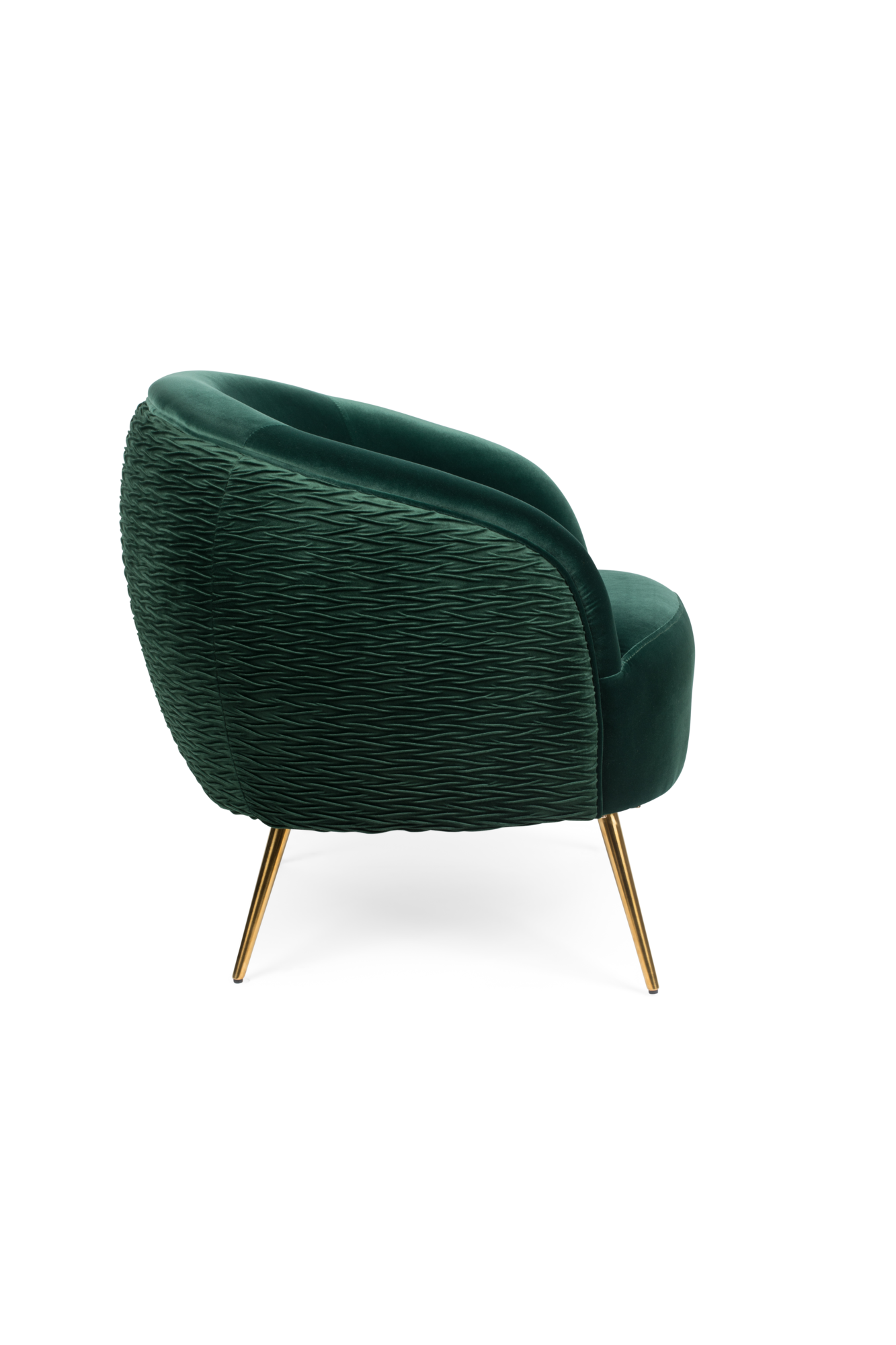 Fauteuil So curvy groen