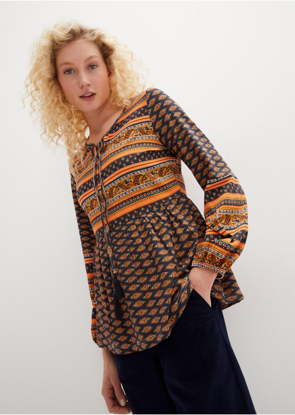 T-shirt tunique imprimé