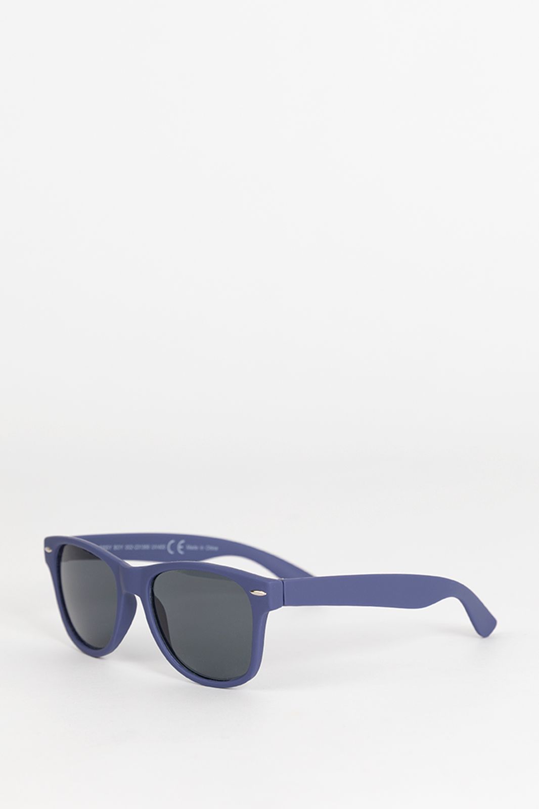 Donkerblauwe clubmaster zonnebril