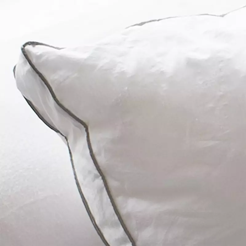 Oreiller carré ajustable (65 x 65 cm) Sensation Duvet Blanc