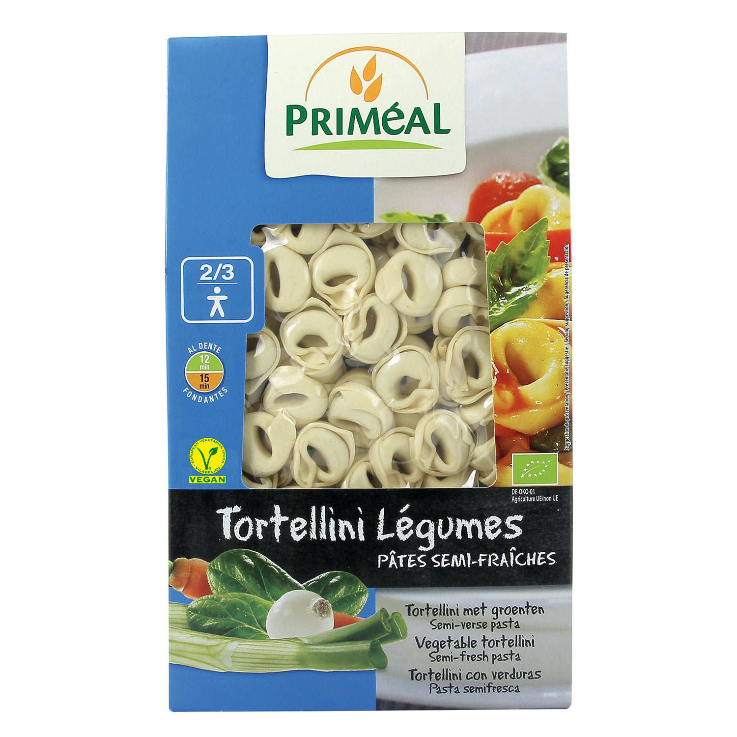 Tortellini légumes bio