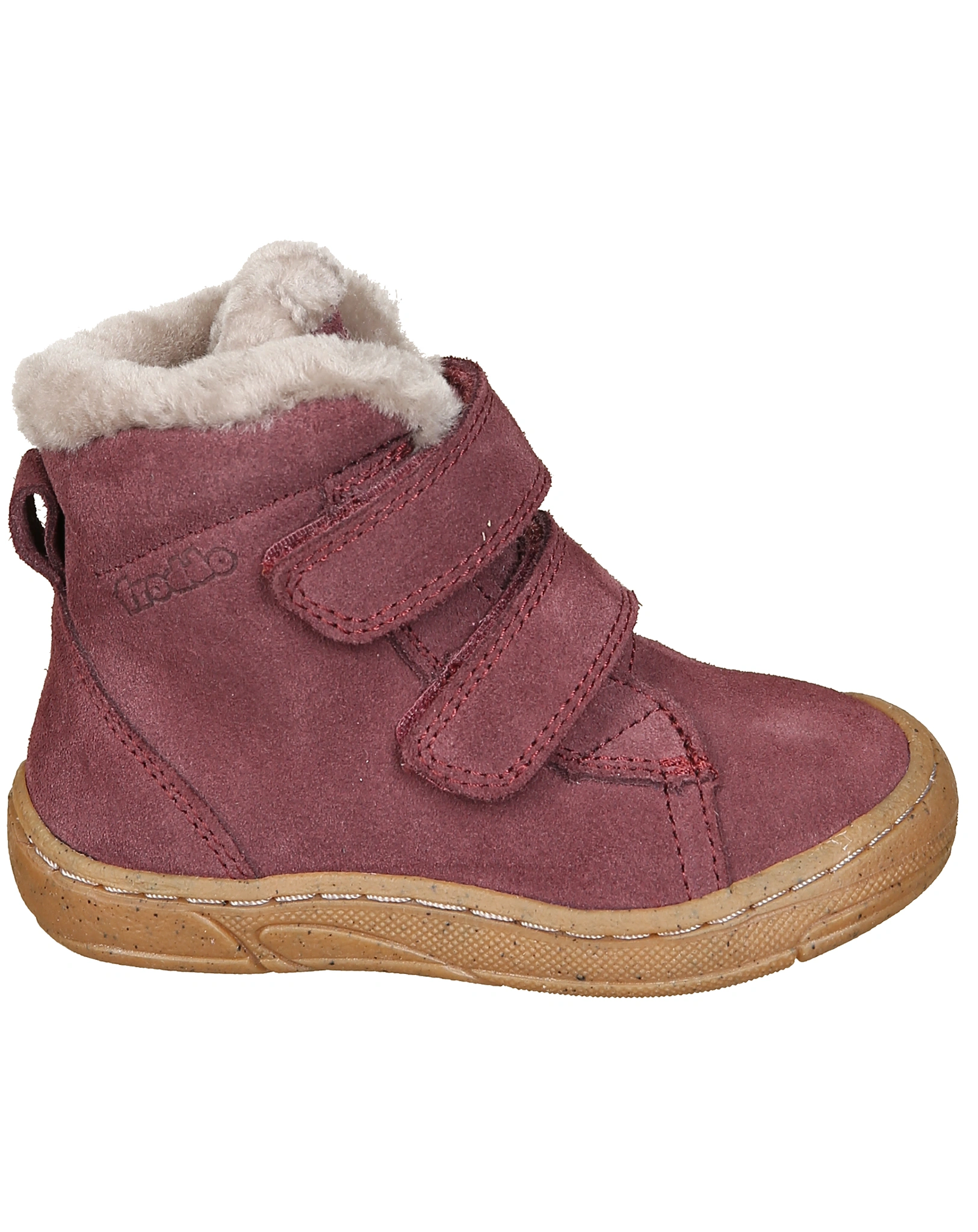 Klett-Booties MINNI SUEDE gefüttert in bordeaux