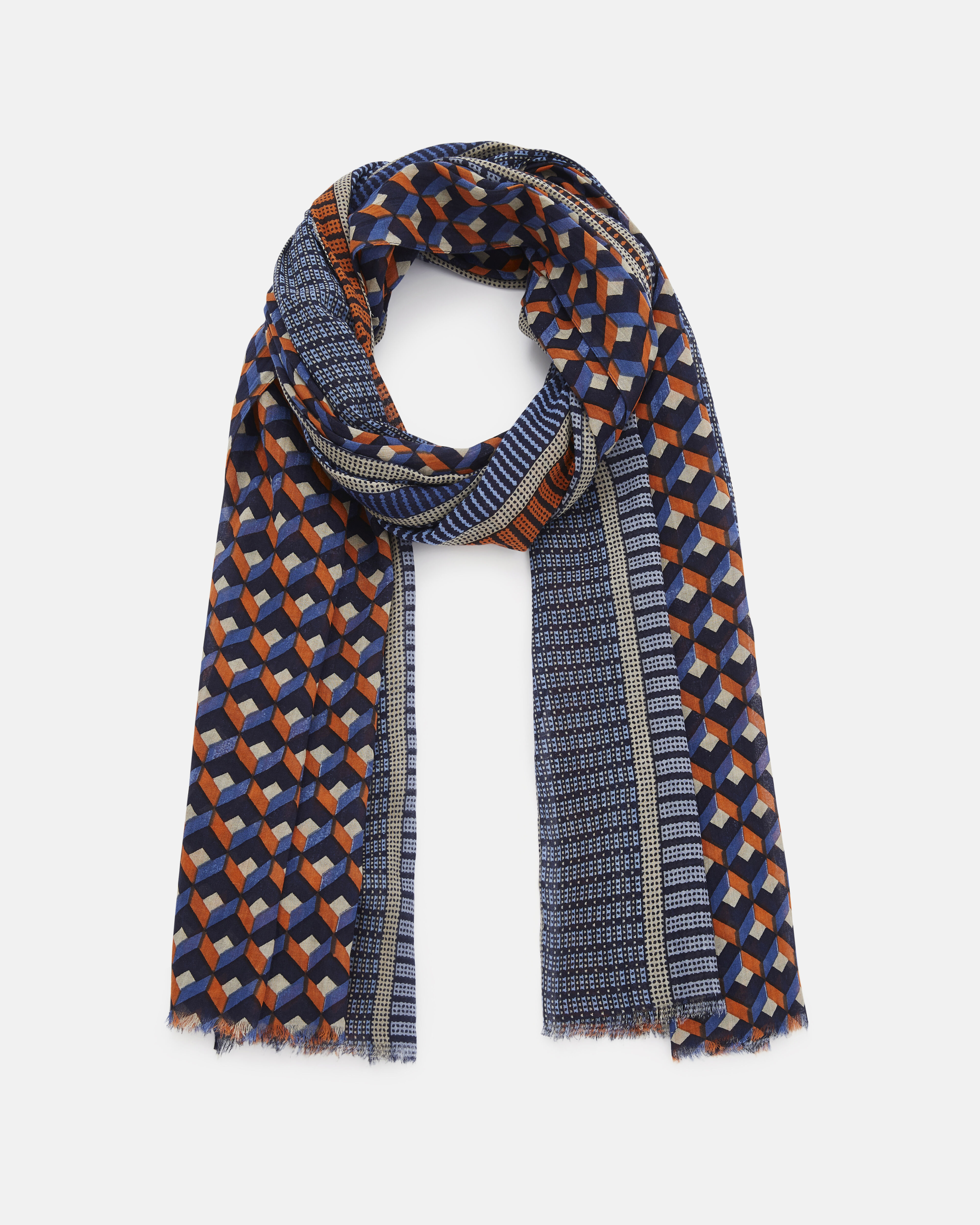 FOULARD AMO Bleu multicolore