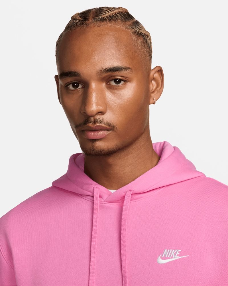 Sweat à capuche Nike Sportswear Club Fleece Vert Lumineux pour homme