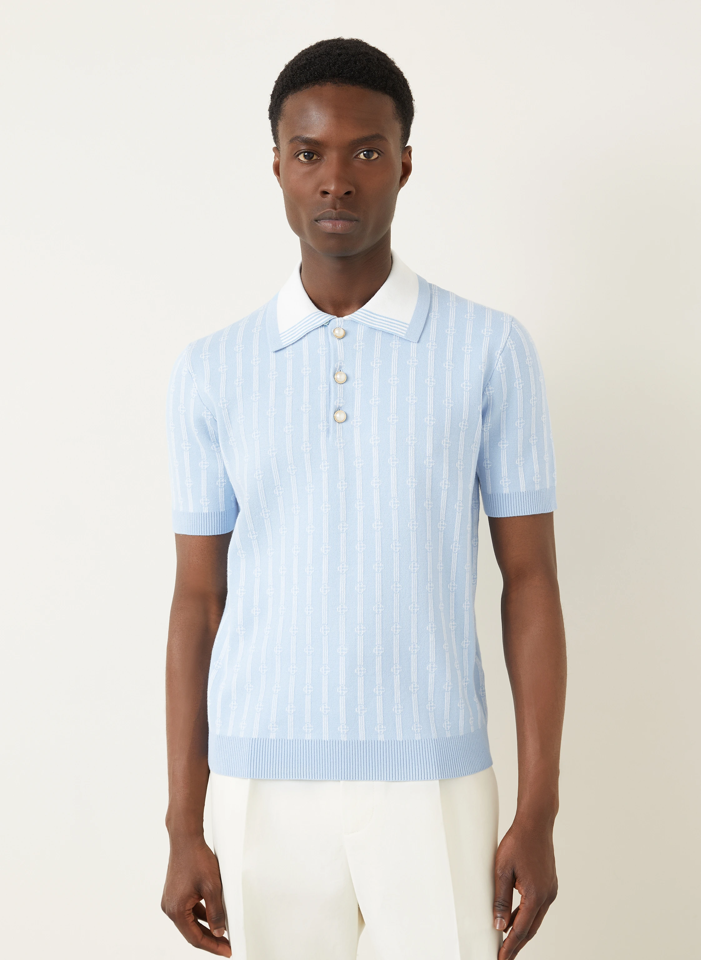 Casablanca Strick-Poloshirt