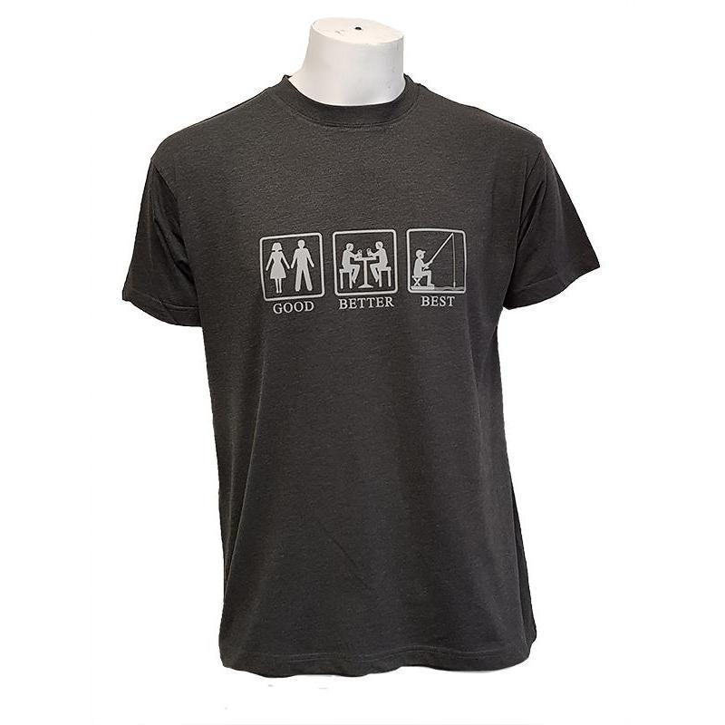 Tee Shirt Manches Courtes Homme Bartavel Good Better Best - Gris