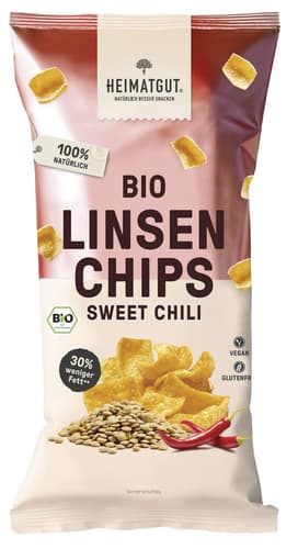 Heimatgut Bio Linsenchips Sweet Chili