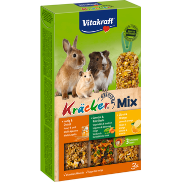 Vitakraft Original Kräcker Trio-Mix Citrus & Orange 168 g