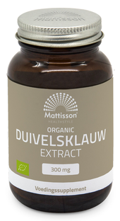 Mattisson HealthStyle Biologisch Duivelsklauw Extract Capsules 120CP