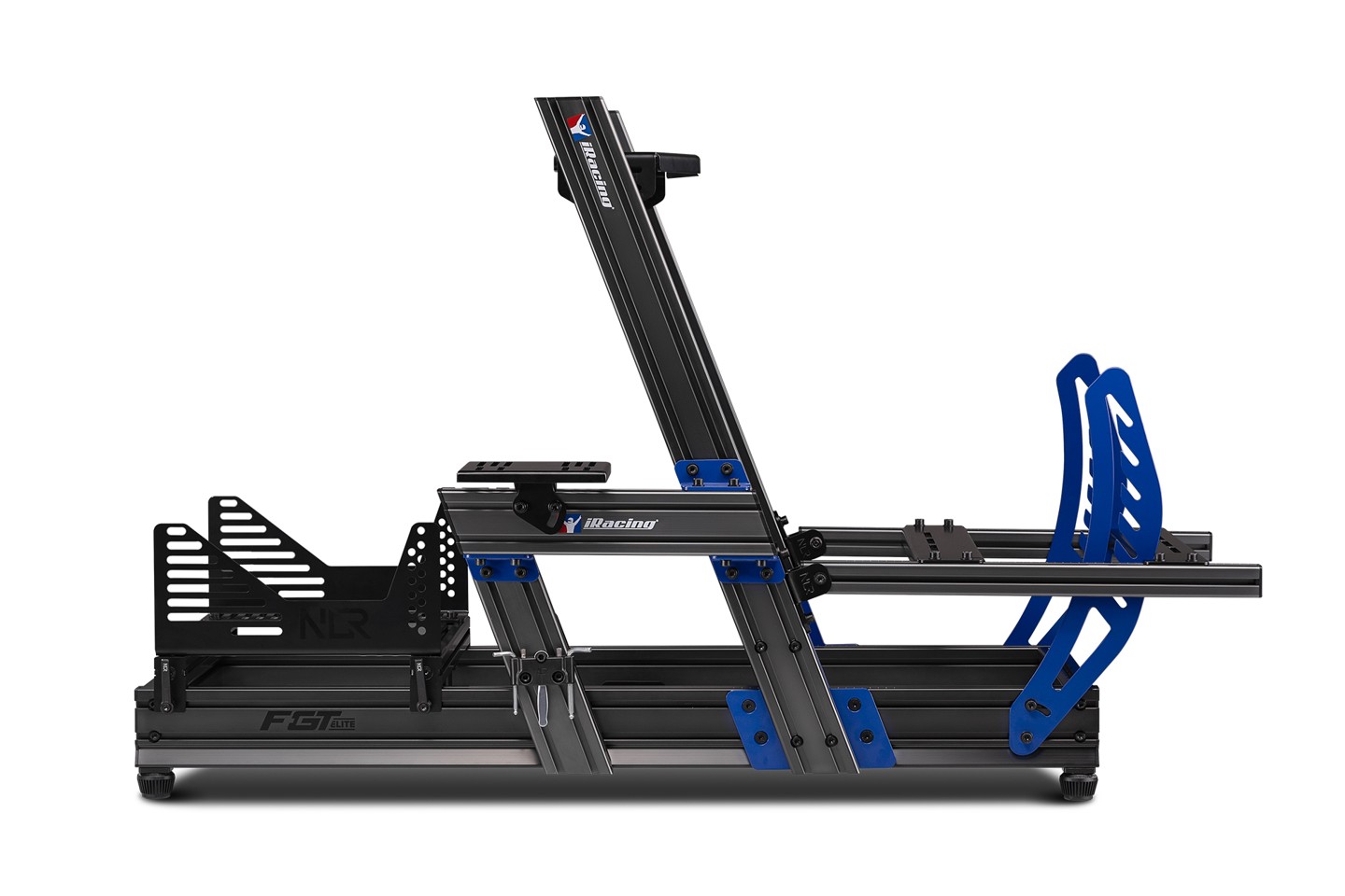Next Level Racing - F-GT Elite Formula and GT Aluminium Profile Simulator Cockpit iRacing Edition - S