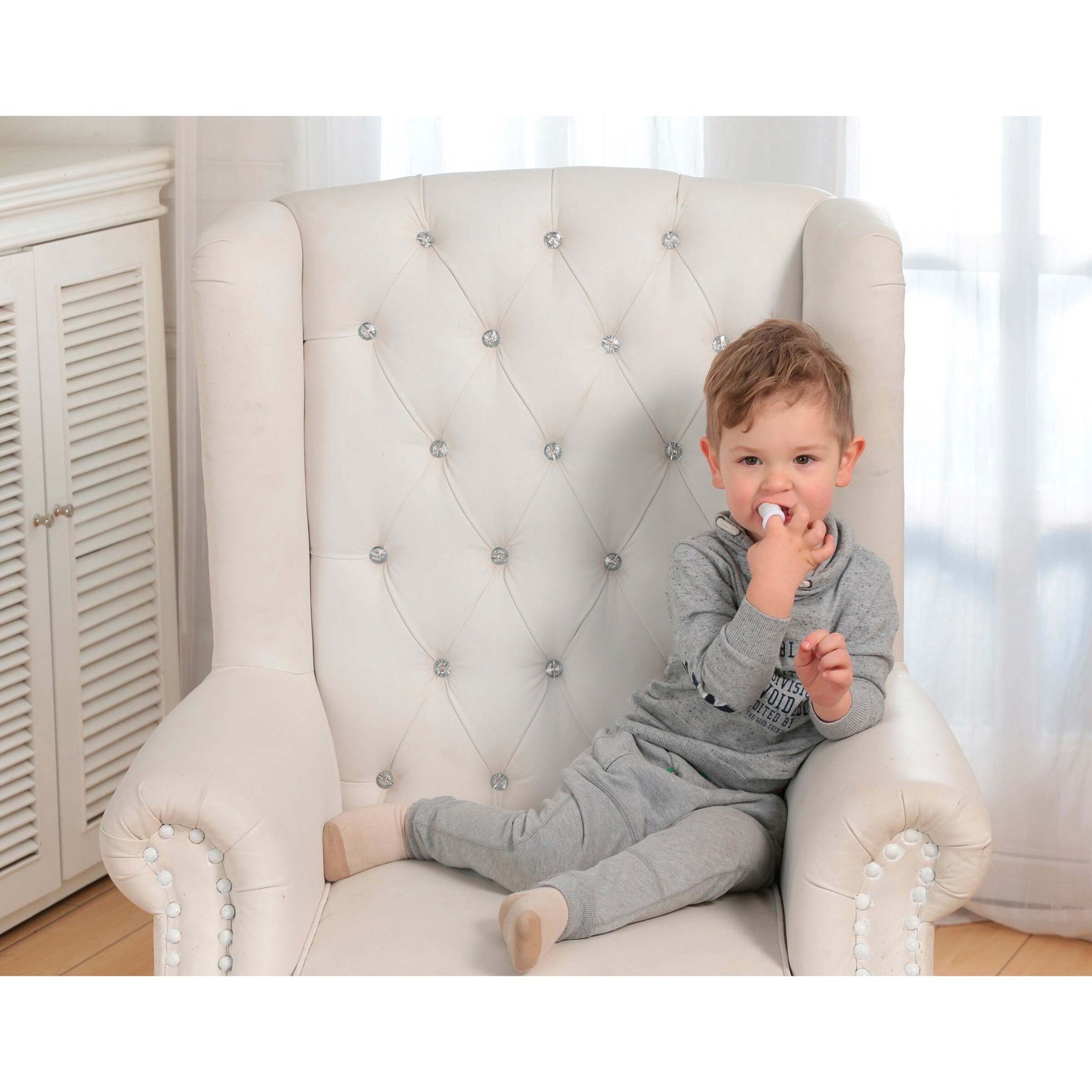 Grünspecht 2er-Pack Mundpflege-Fingerling Silber-Fee