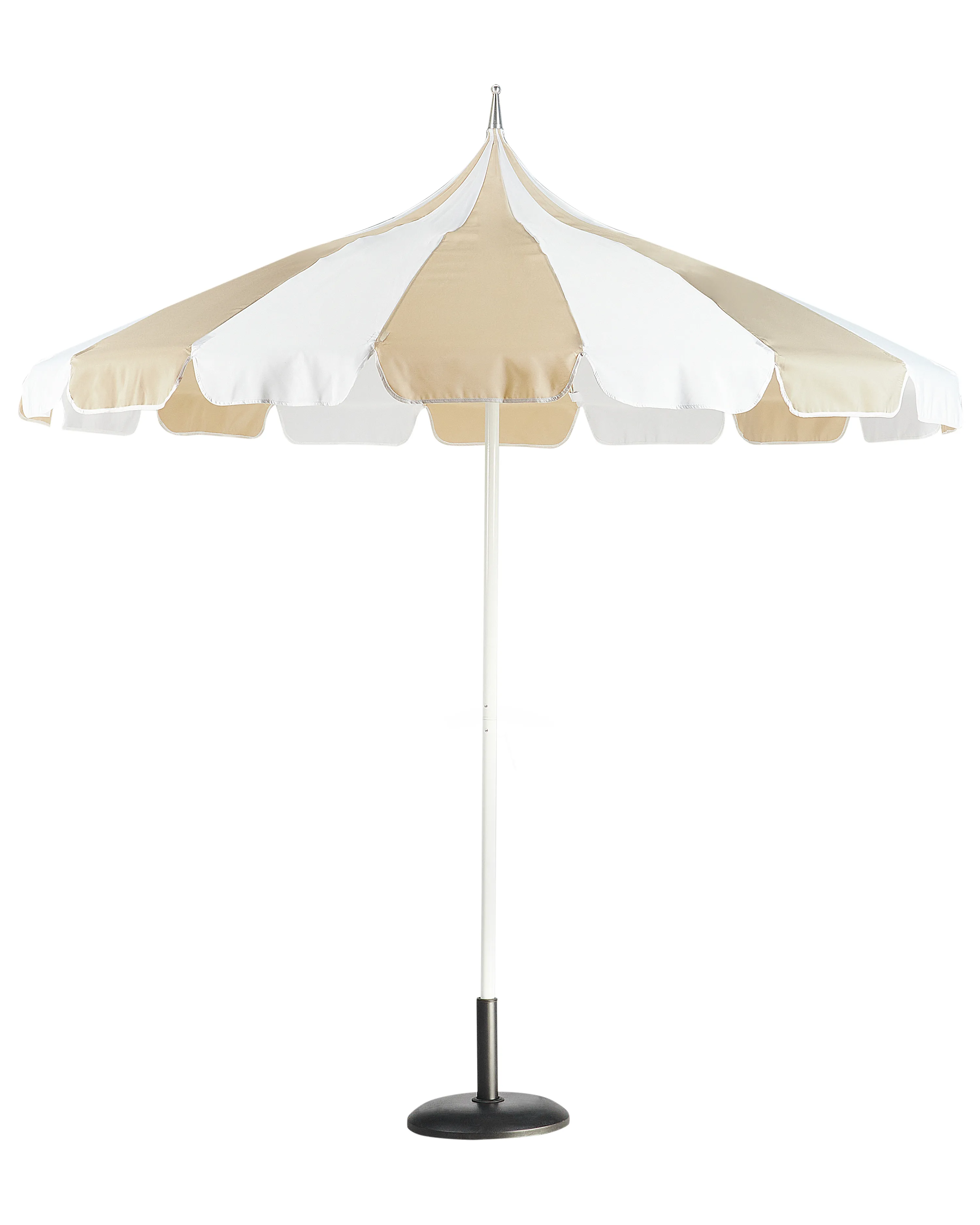 Parasol 245 cm MINOA Wit/beige