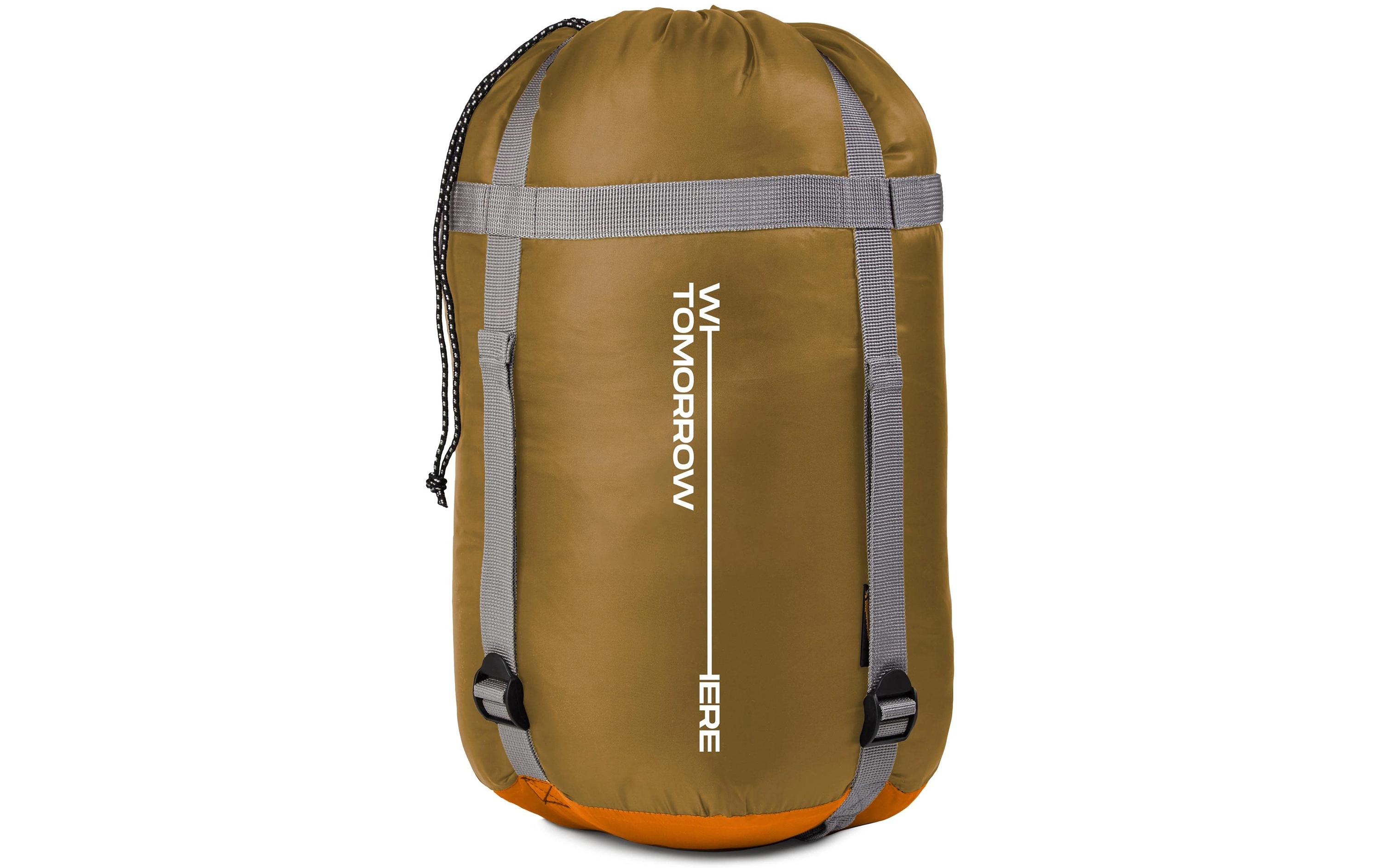 Mumienschlafsack Polyester, OrangeSchlafsack für eine Person