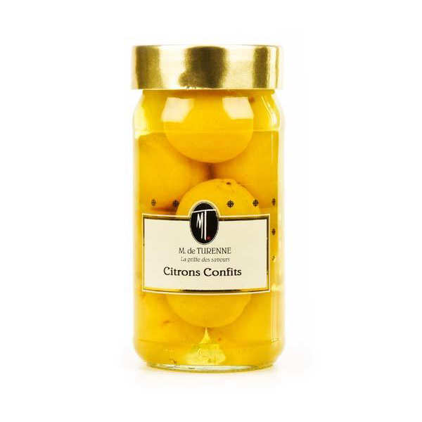 Petits citrons confits au sel entiers