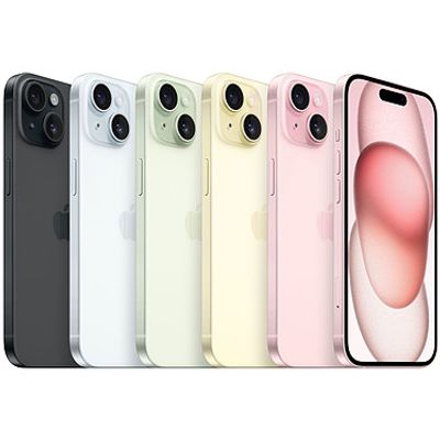 Apple iPhone 15 - Smartphone - 5G - 6/128 Go - bleu