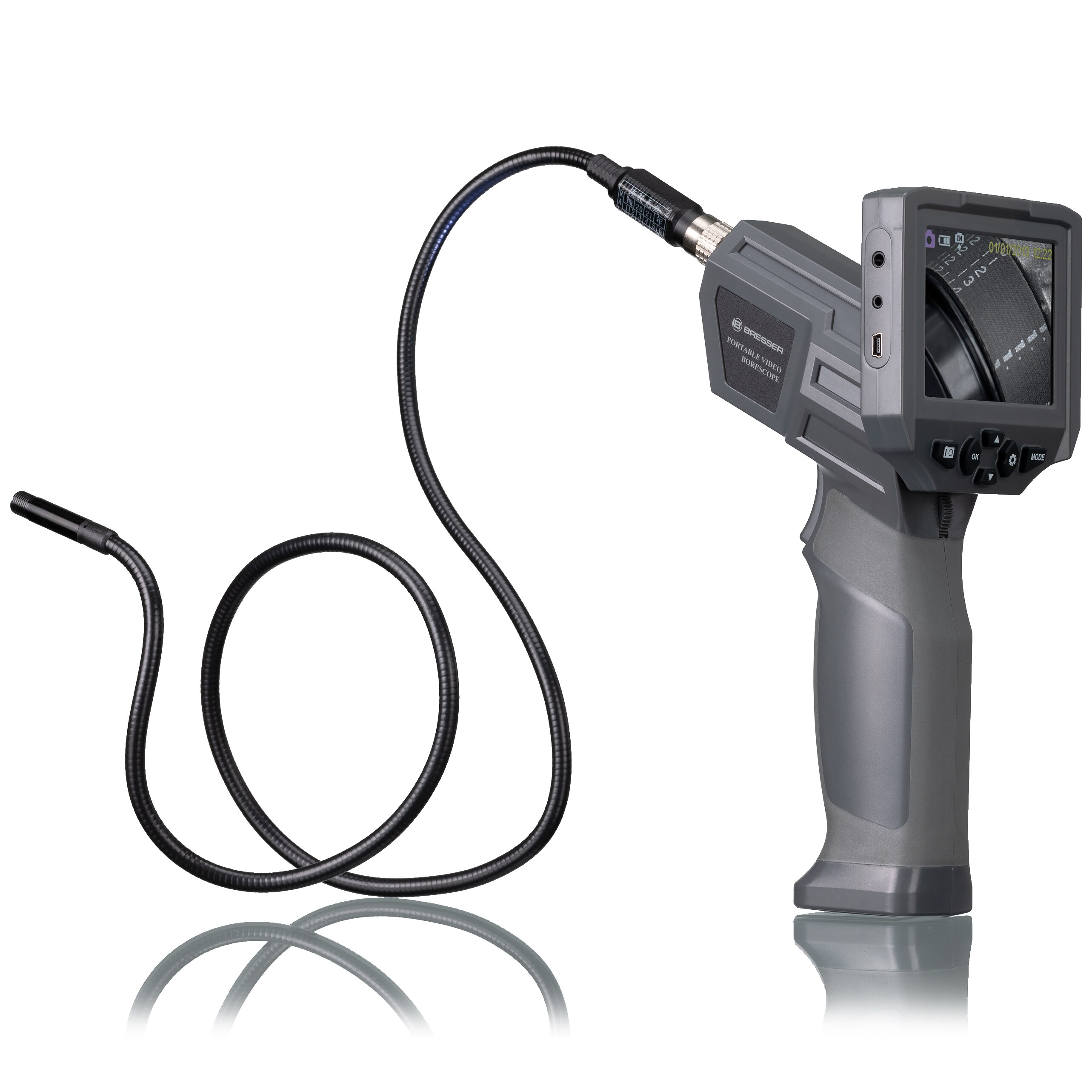 BRESSER Endoskop-Kamera mit 8,89-cm-(3,5