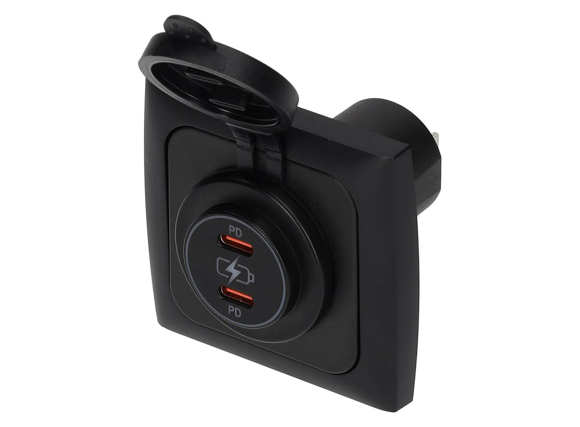 HABA 2x USB-C PD 36W snelladers inbouwdoos