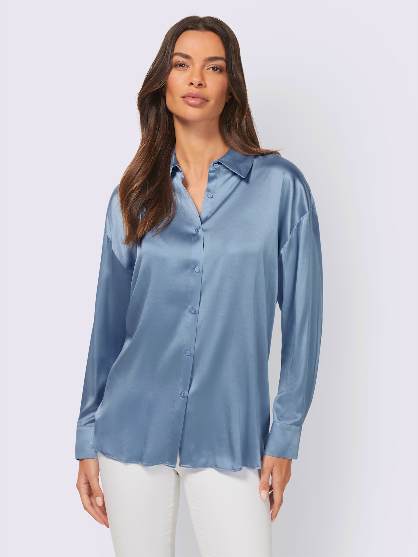 Chemisier mélange de soie et viscose de qualité