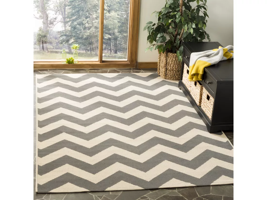 Tapis Grey & Beige 122 X 170 cm - Chelsea